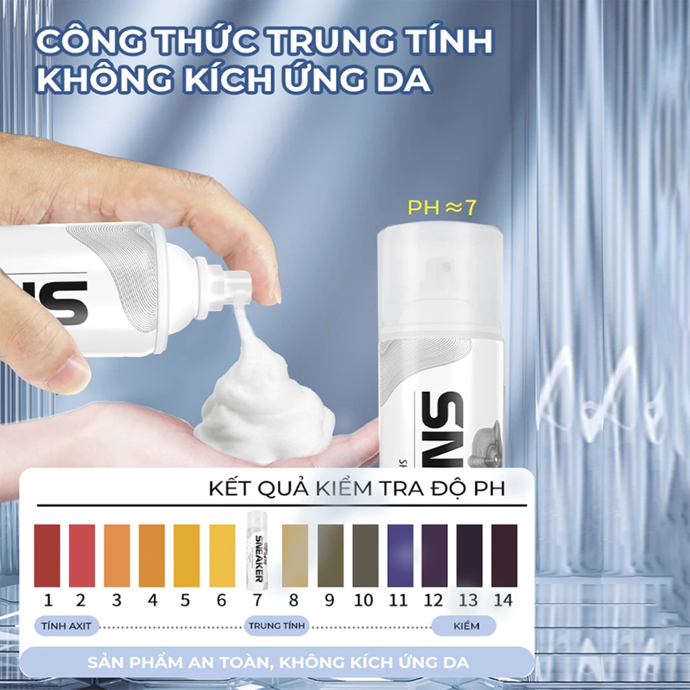 Combo 3 chai vệ sinh giày GETO dạng bọt làm sạch khử mùi hôi giày - Ảnh 2