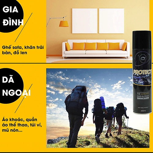 Bình xịt nano chống thấm nước, bụi bẩn cho giày túi, ví, áo da, mũ nón cao cấp XIMO (XI22) - Ảnh 4